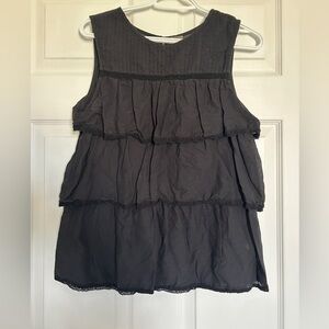 Aritzia Temperance tiered cotton tank